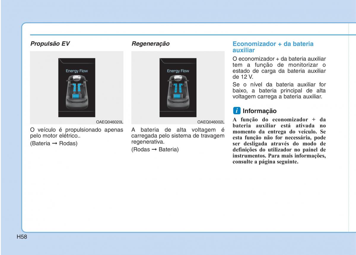 Hyundai Ioniq Electric manual del propietario / page 67