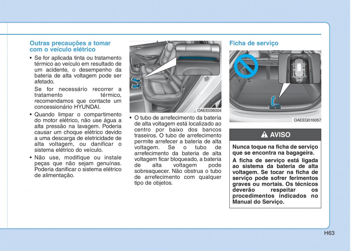 Hyundai Ioniq Electric manual del propietario / page 72