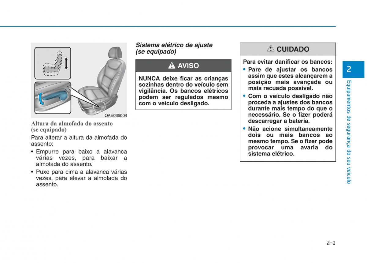 Hyundai Ioniq Electric manual del propietario / page 87