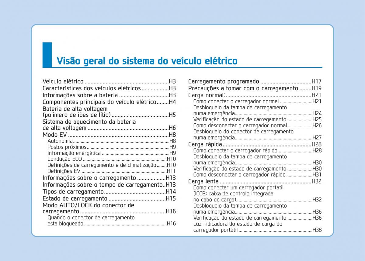 Hyundai Ioniq Electric manual del propietario / page 10