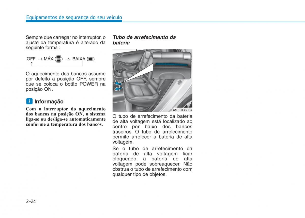 Hyundai Ioniq Electric manual del propietario / page 102