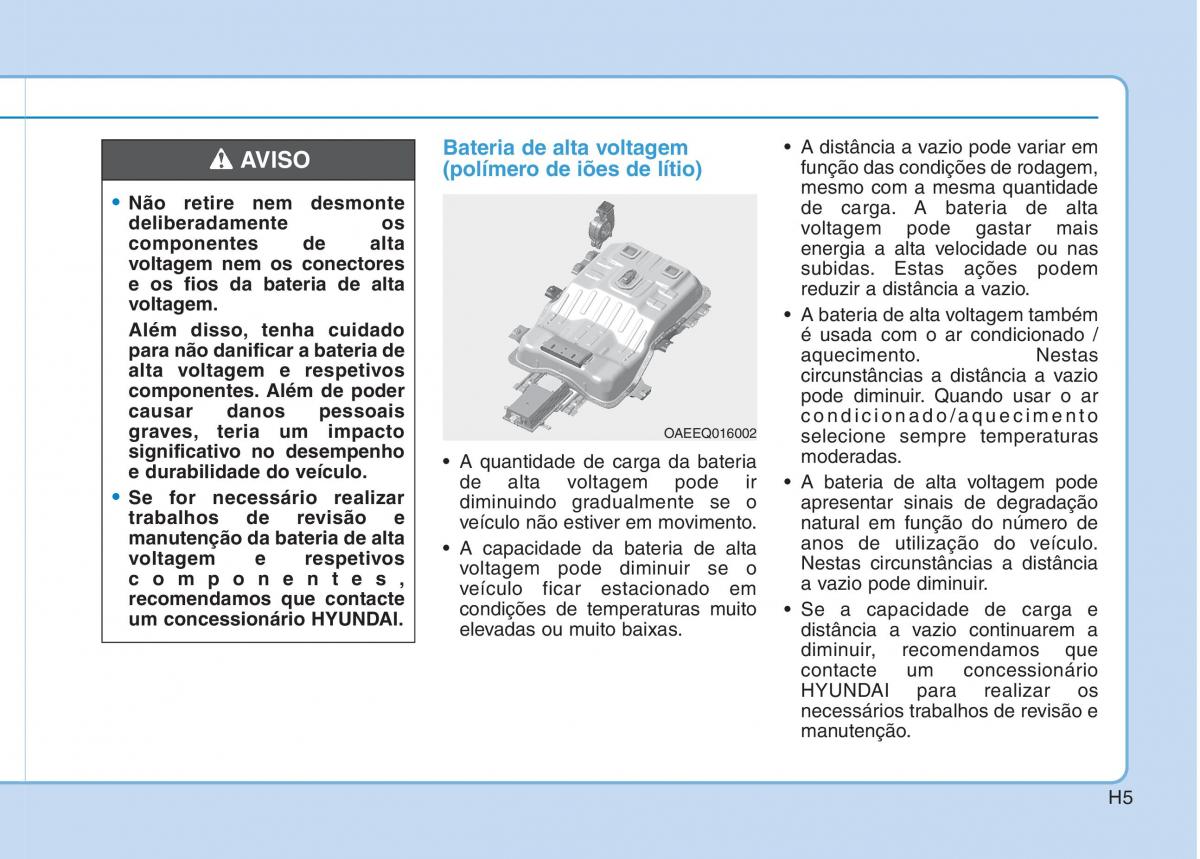 Hyundai Ioniq Electric manual del propietario / page 14