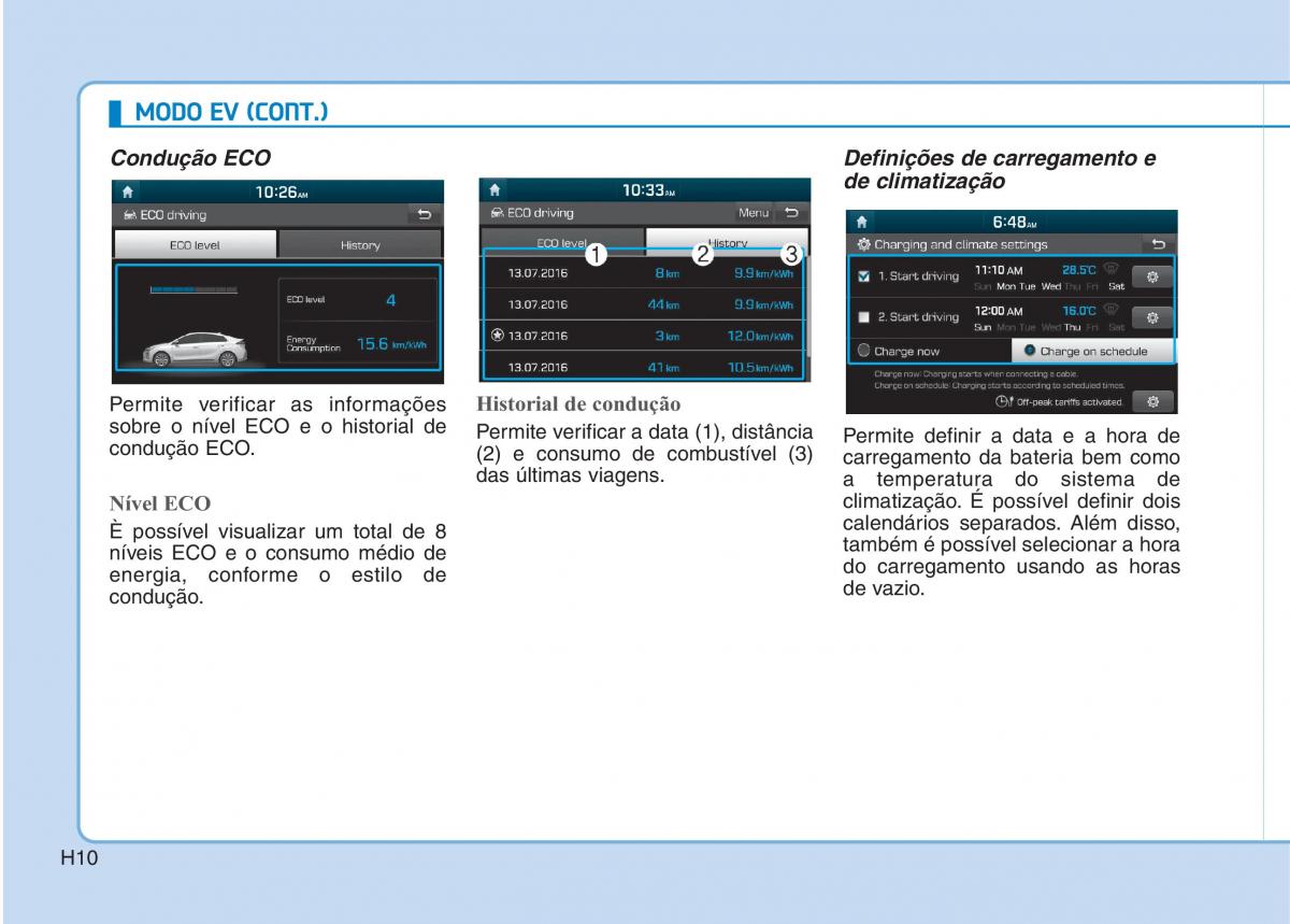 Hyundai Ioniq Electric manual del propietario / page 19