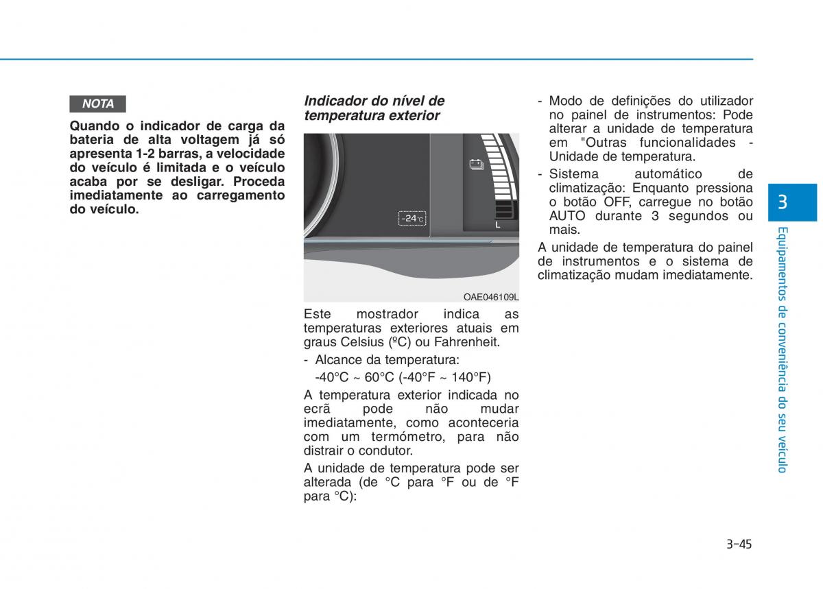 Hyundai Ioniq Electric manual del propietario / page 195