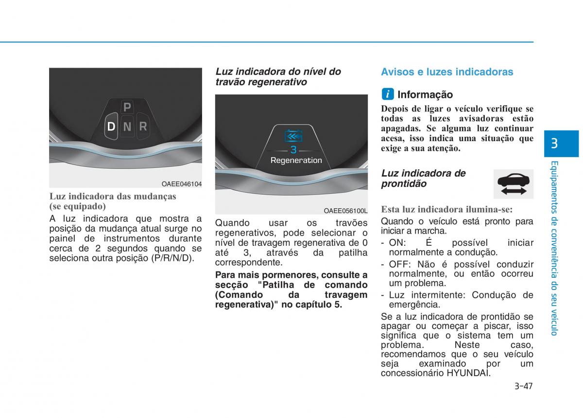 Hyundai Ioniq Electric manual del propietario / page 197