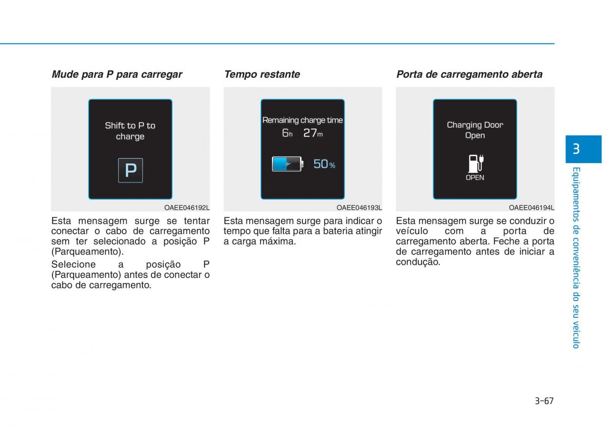 Hyundai Ioniq Electric manual del propietario / page 217