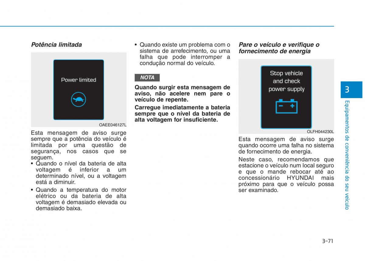 Hyundai Ioniq Electric manual del propietario / page 221