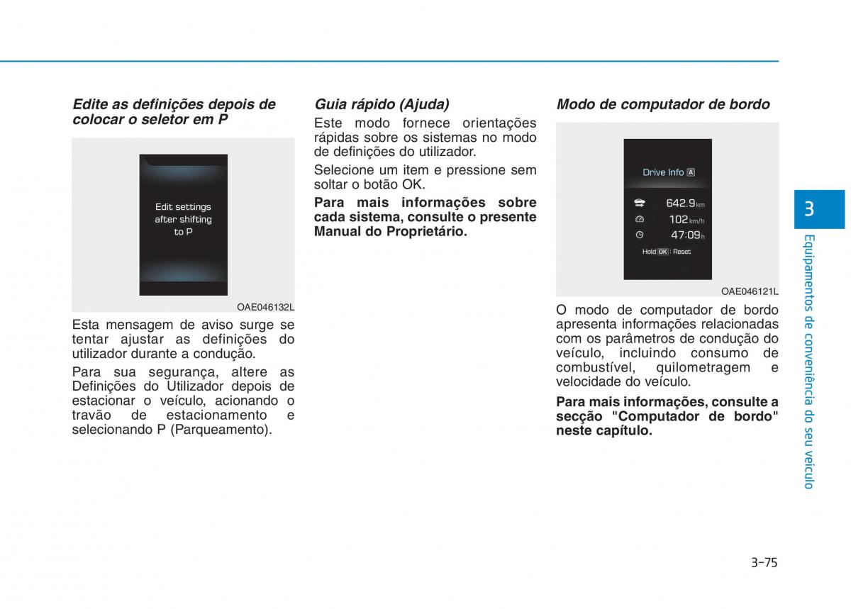 Hyundai Ioniq Electric manual del propietario / page 225