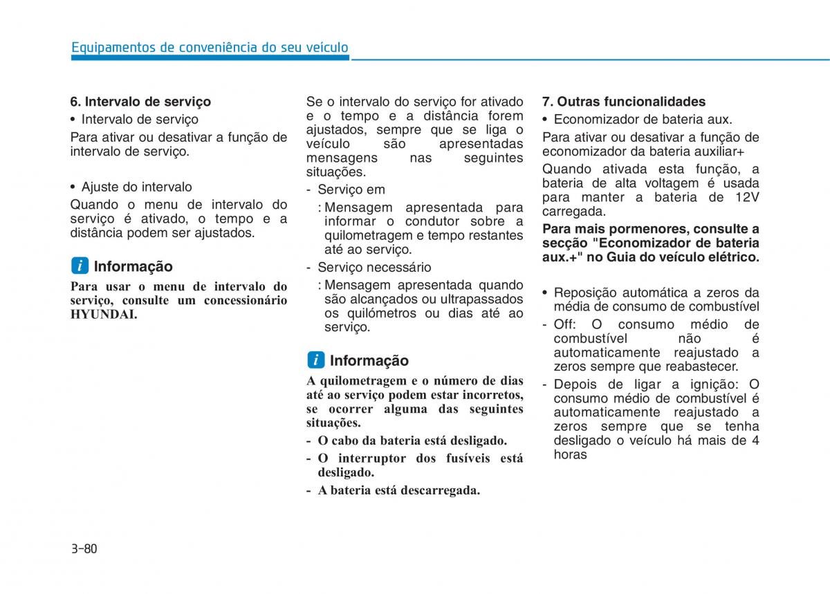 Hyundai Ioniq Electric manual del propietario / page 230