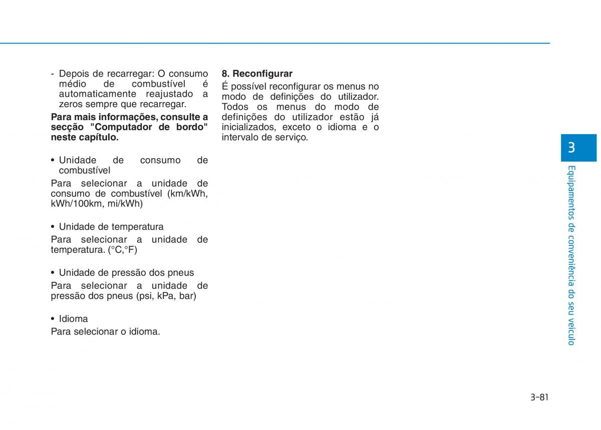 Hyundai Ioniq Electric manual del propietario / page 231