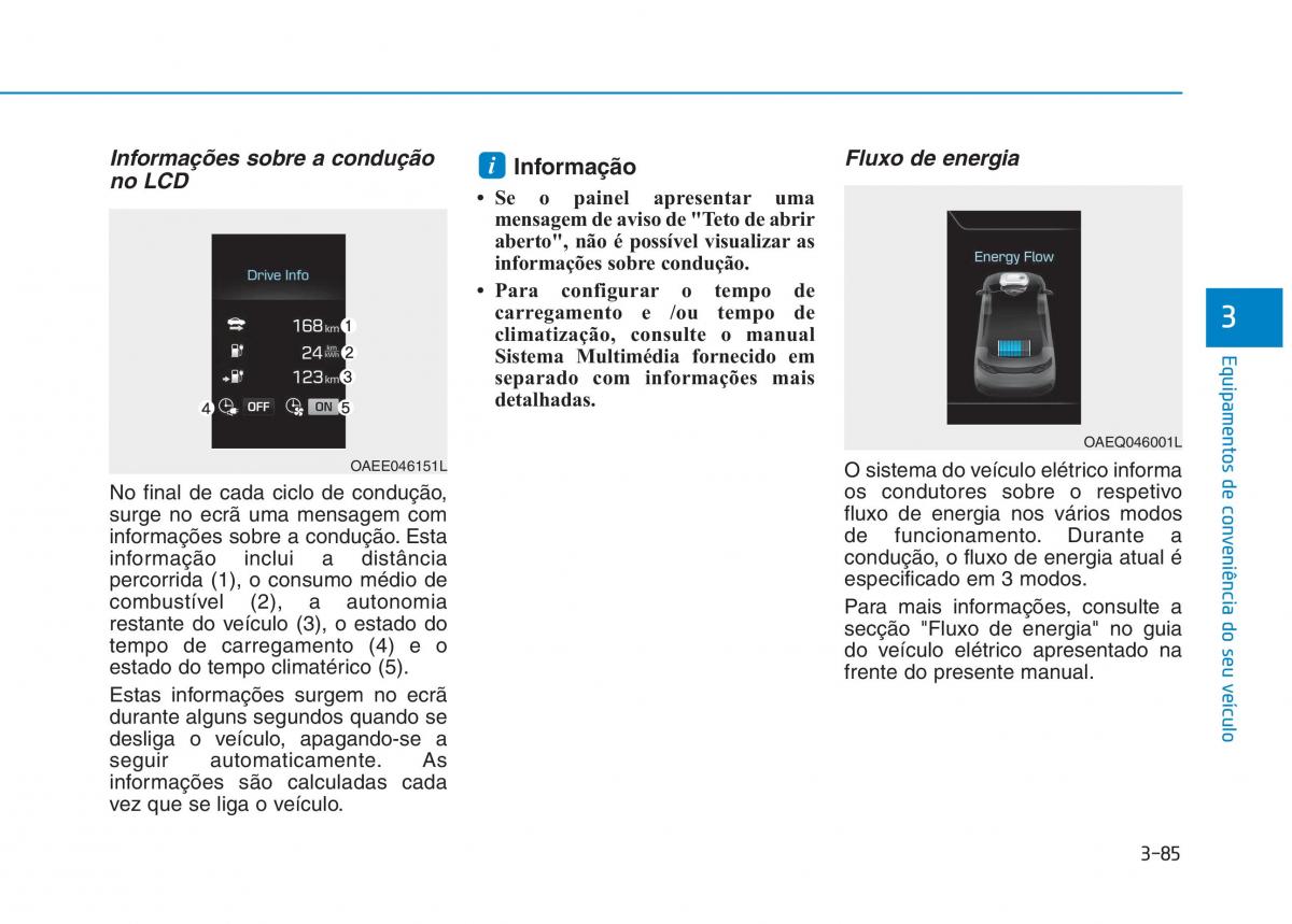 Hyundai Ioniq Electric manual del propietario / page 235