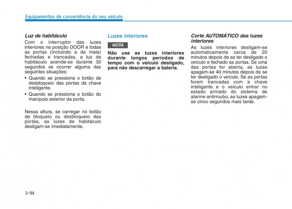 Hyundai Ioniq Electric manual del propietario / page 244