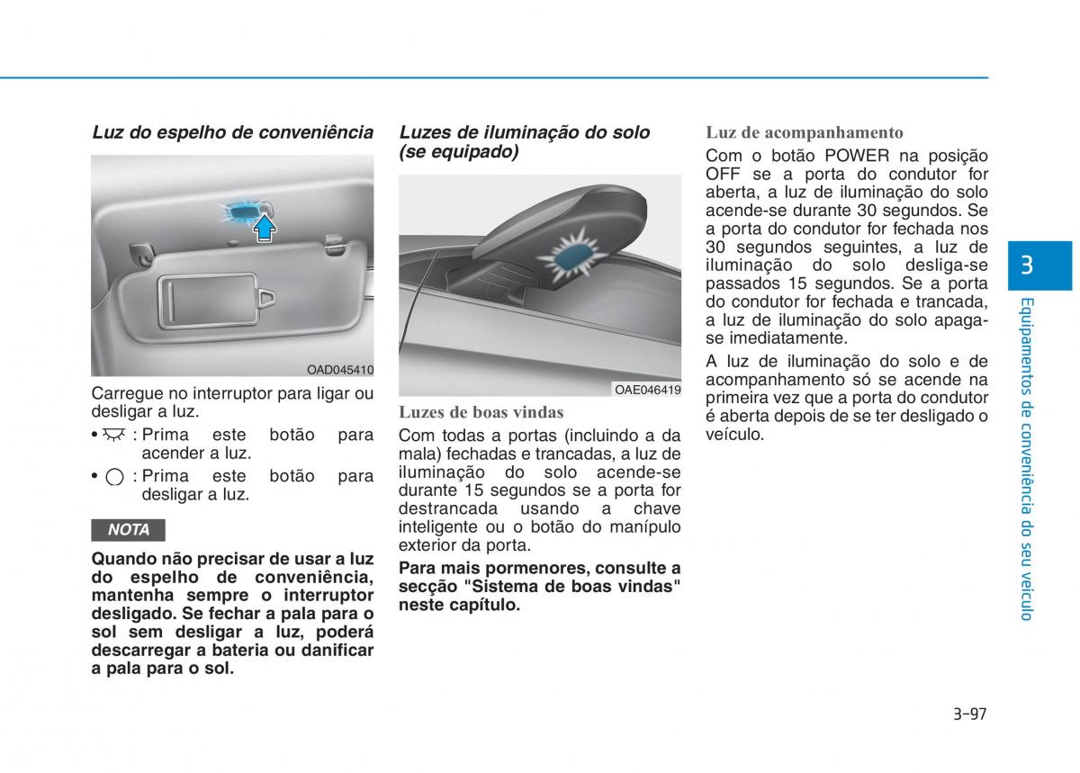 Hyundai Ioniq Electric manual del propietario / page 247