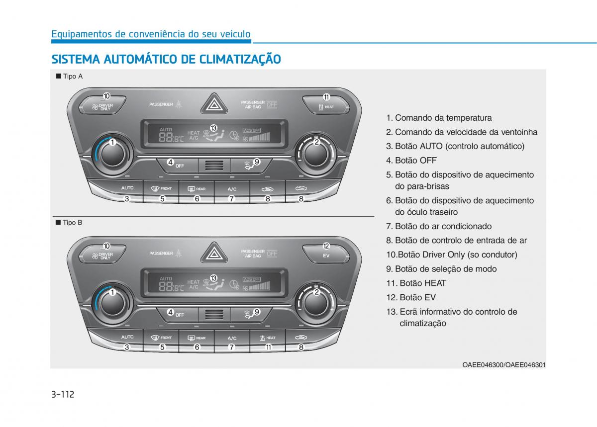 Hyundai Ioniq Electric manual del propietario / page 262