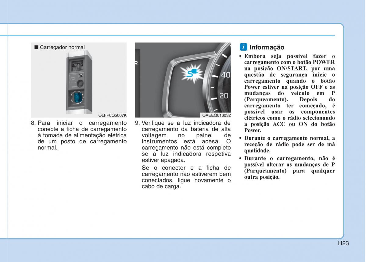 Hyundai Ioniq Electric manual del propietario / page 32