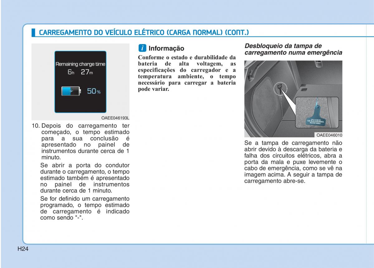 Hyundai Ioniq Electric manual del propietario / page 33