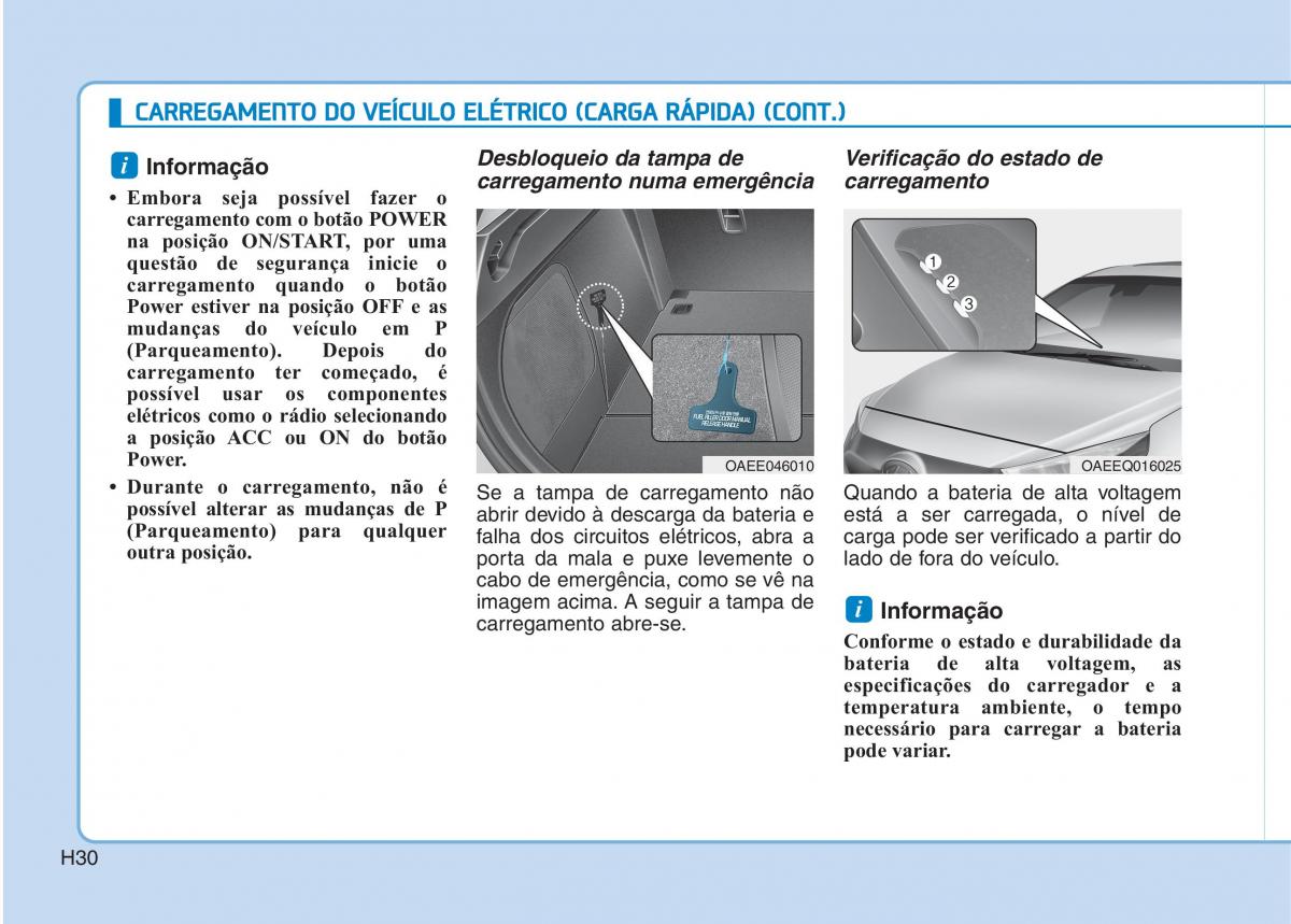 Hyundai Ioniq Electric manual del propietario / page 39