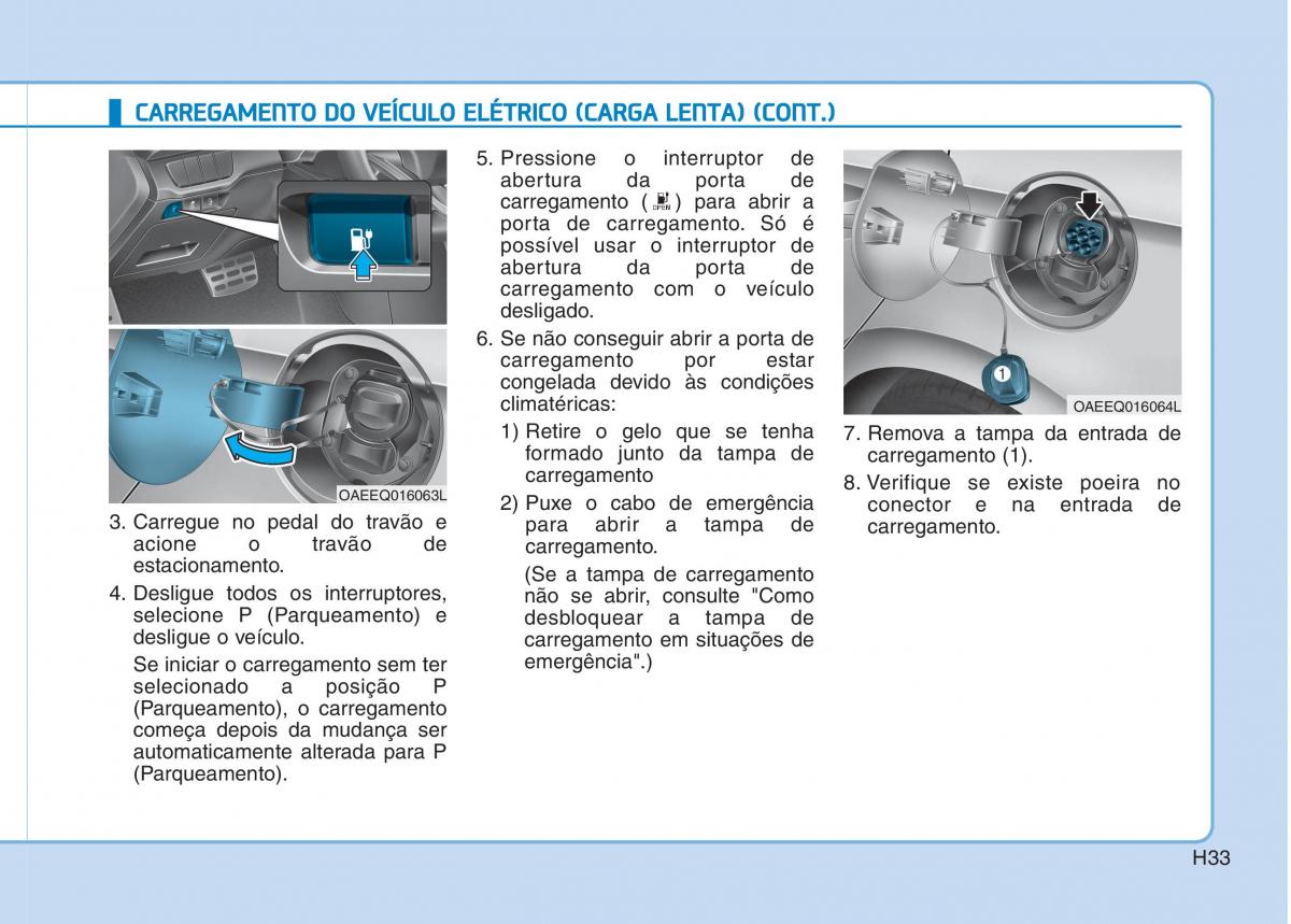 Hyundai Ioniq Electric manual del propietario / page 42