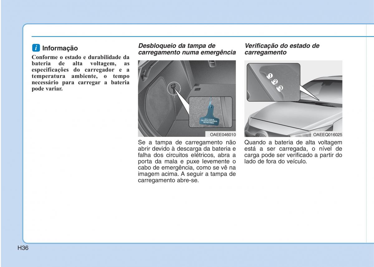 Hyundai Ioniq Electric manual del propietario / page 45