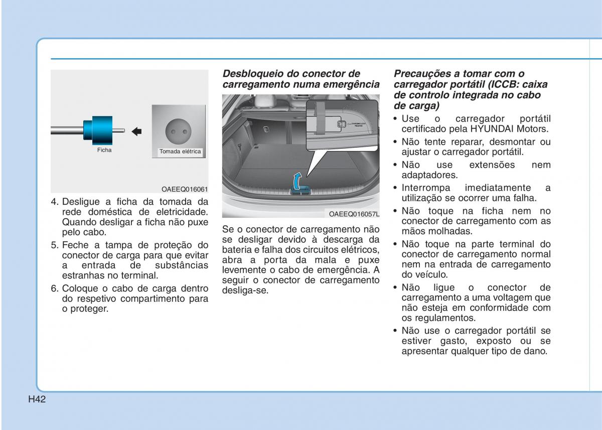 Hyundai Ioniq Electric manual del propietario / page 51