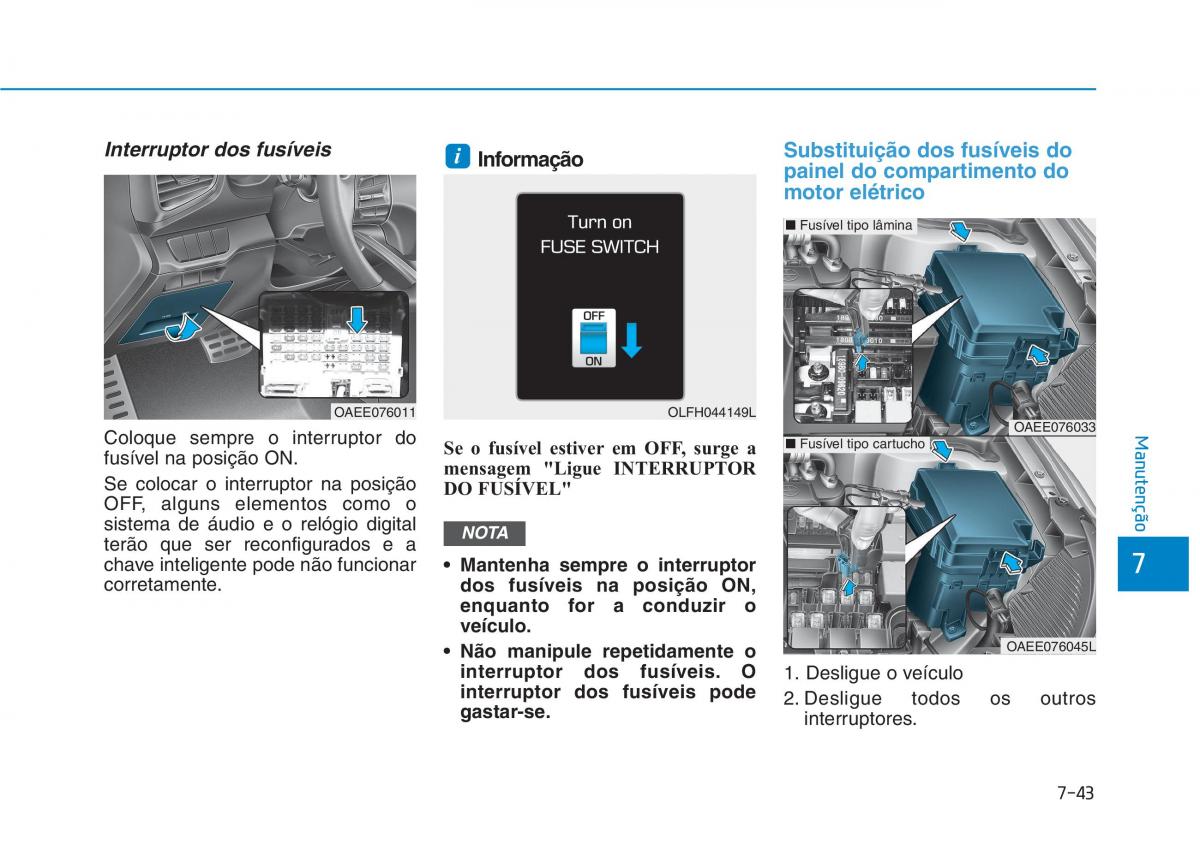 Hyundai Ioniq Electric manual del propietario / page 529