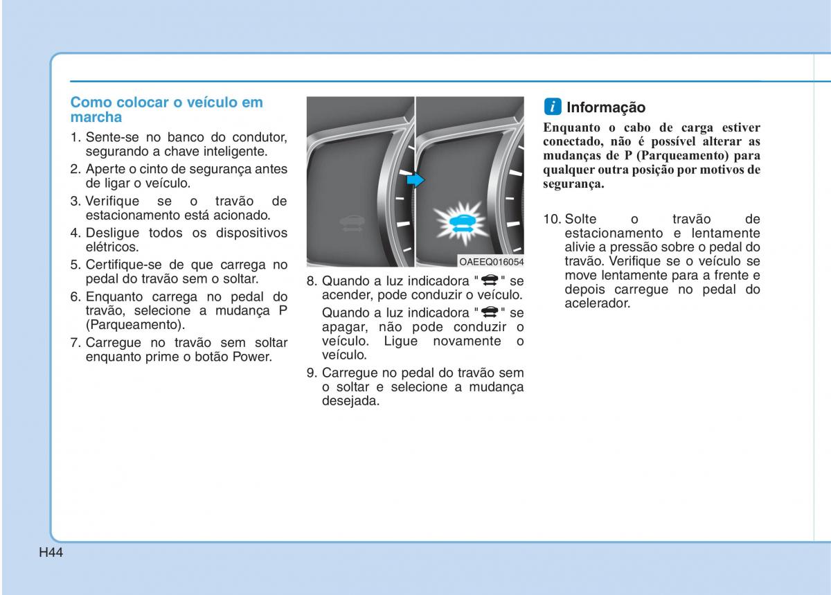 Hyundai Ioniq Electric manual del propietario / page 53