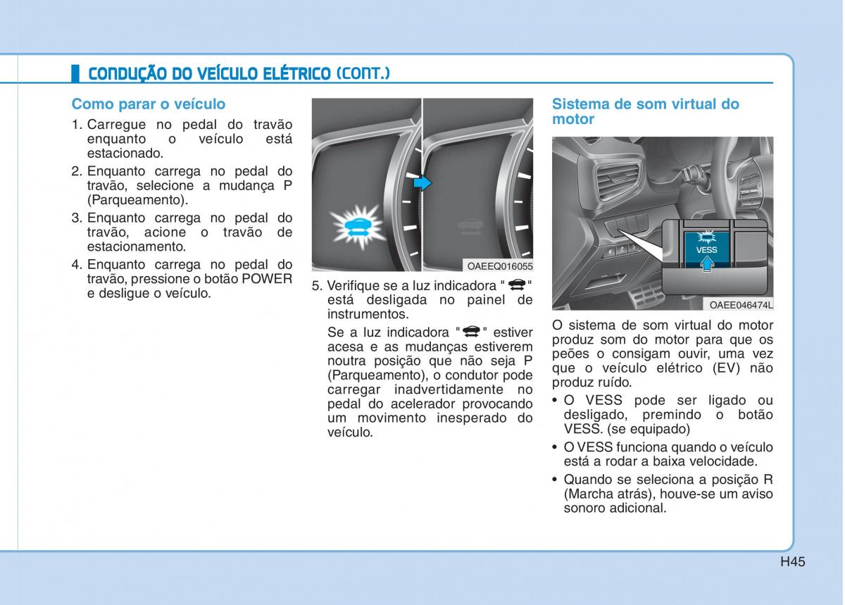 Hyundai Ioniq Electric manual del propietario / page 54