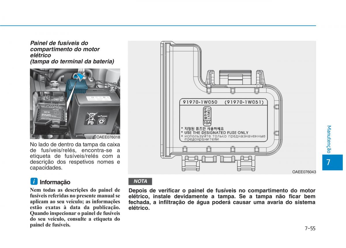 Hyundai Ioniq Electric manual del propietario / page 541