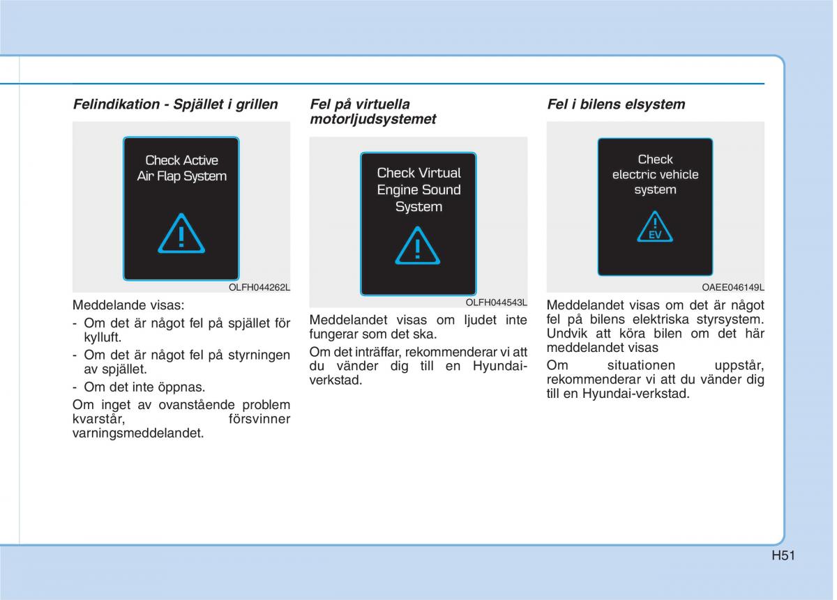 Hyundai Ioniq Electric instruktionsbok / page 58