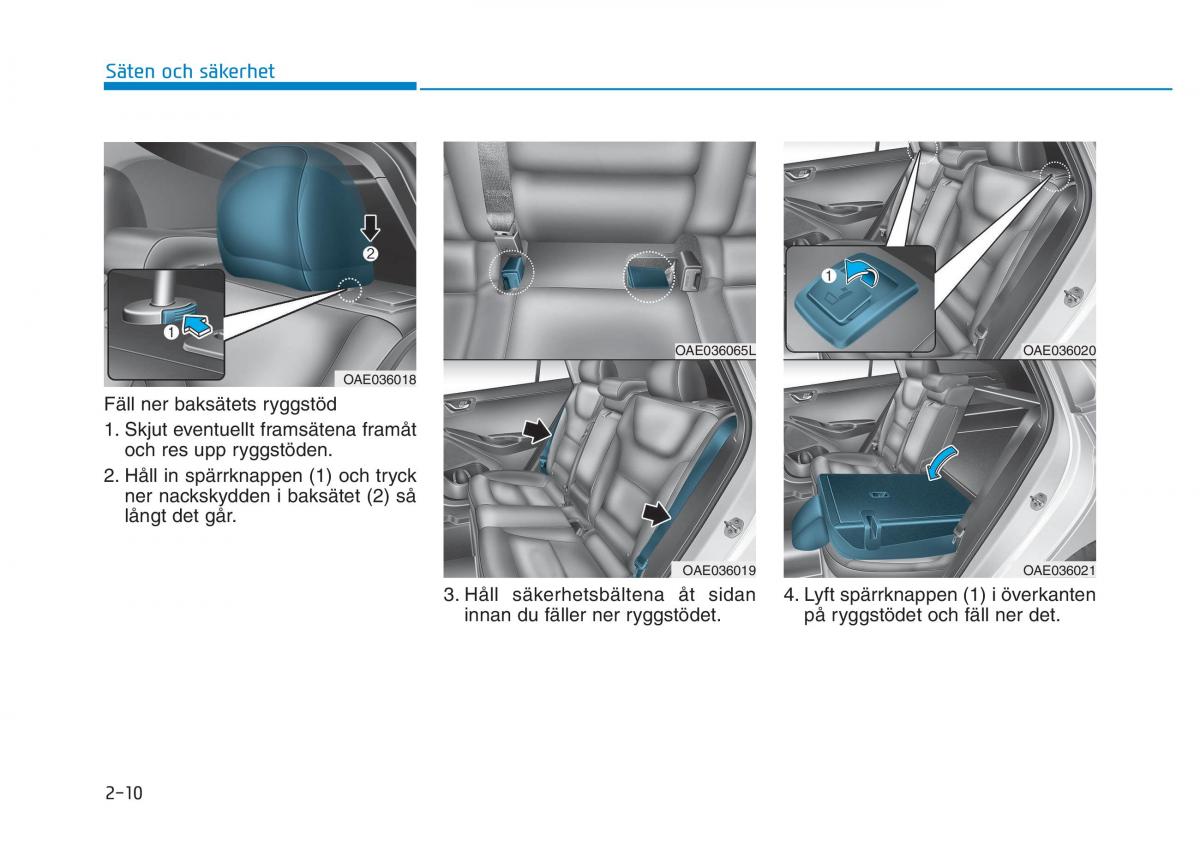 Hyundai Ioniq Electric instruktionsbok / page 80