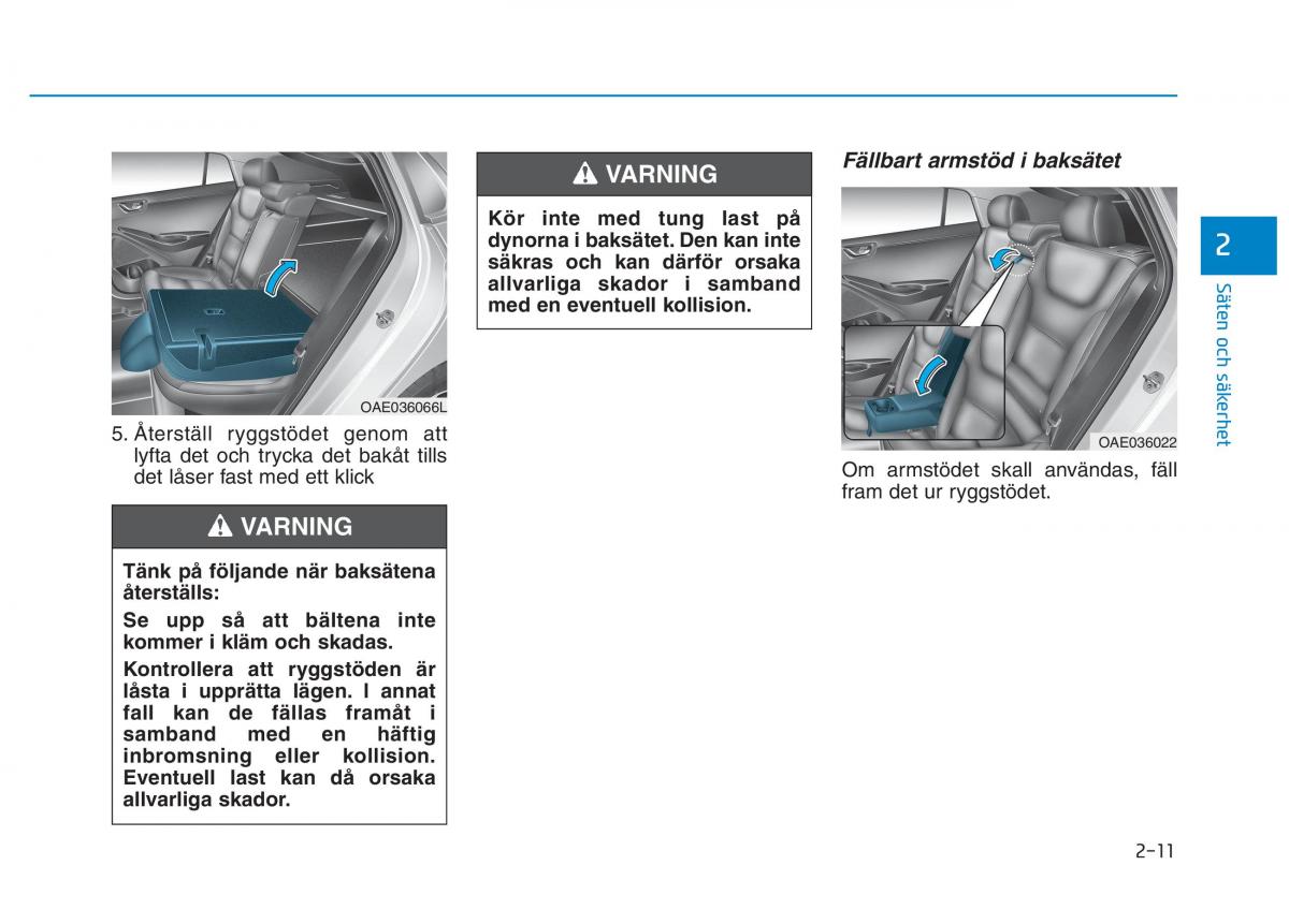 Hyundai Ioniq Electric instruktionsbok / page 81