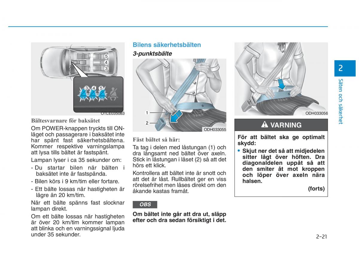 Hyundai Ioniq Electric instruktionsbok / page 91