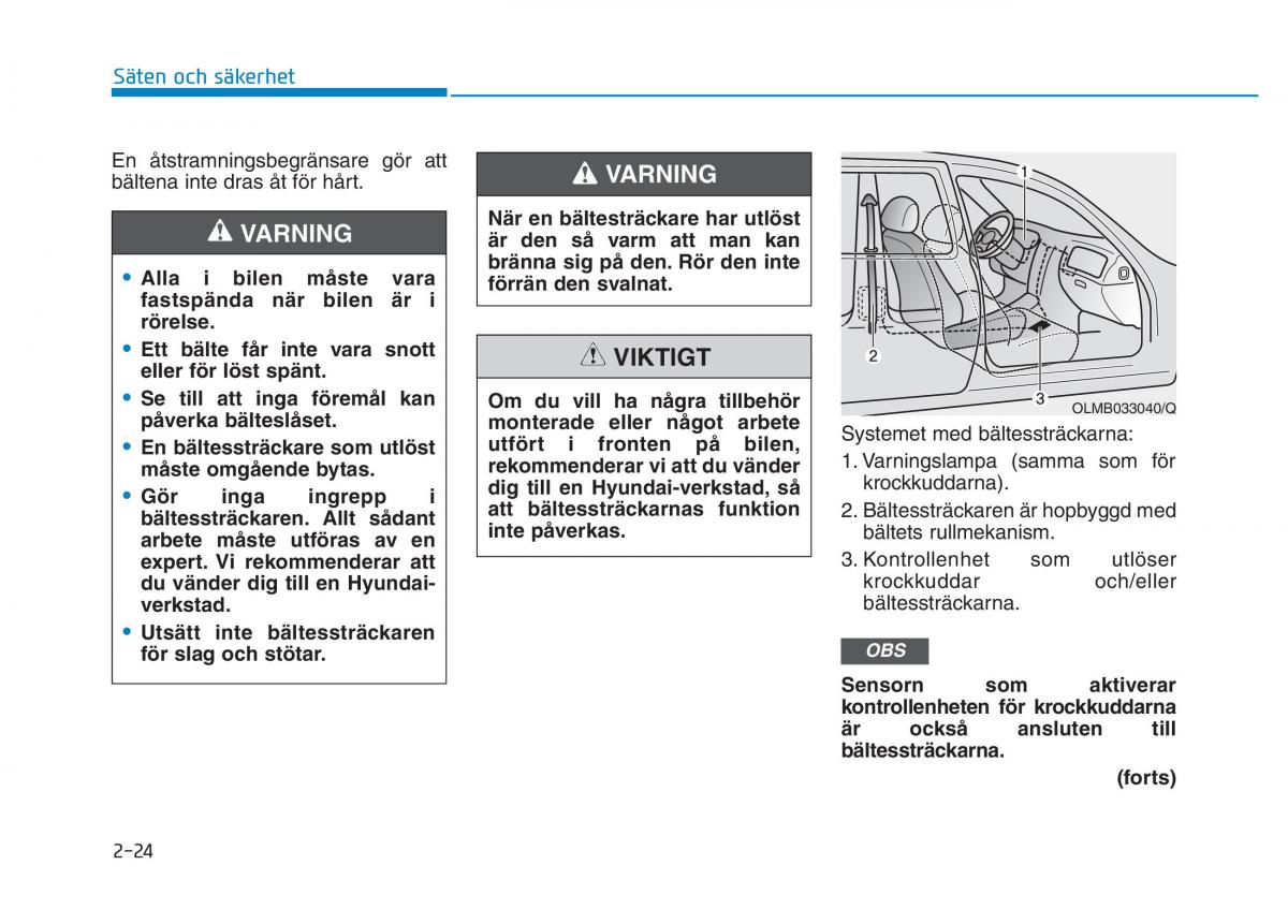 Hyundai Ioniq Electric instruktionsbok / page 94