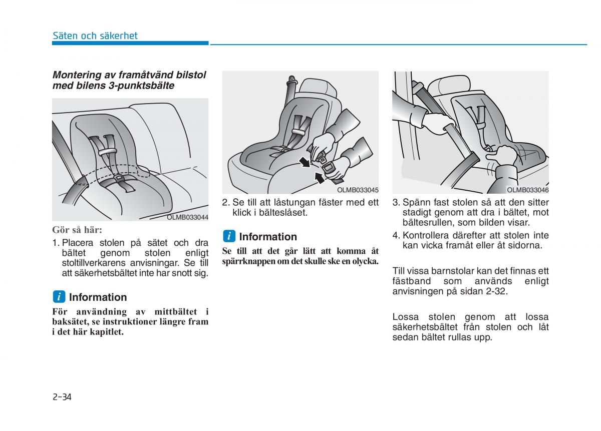 Hyundai Ioniq Electric instruktionsbok / page 104