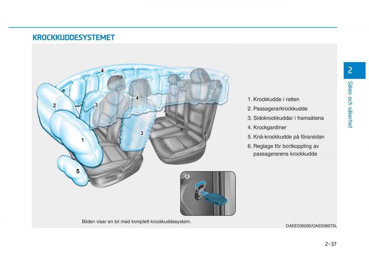 Hyundai Ioniq Electric instruktionsbok / page 107