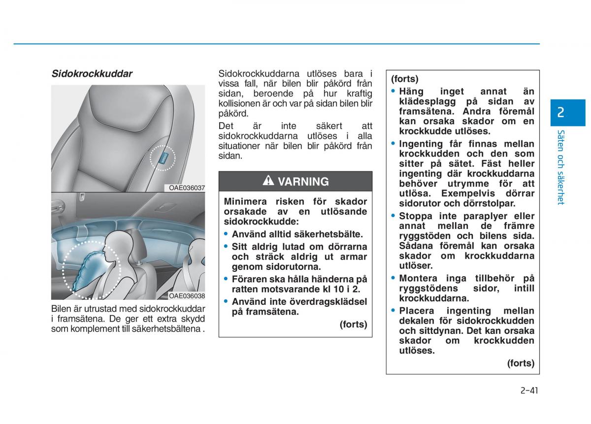 Hyundai Ioniq Electric instruktionsbok / page 111