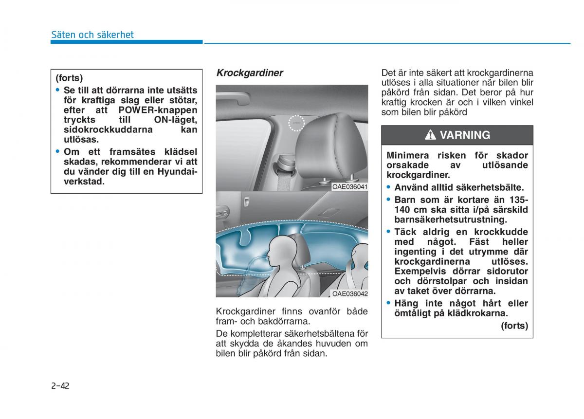 Hyundai Ioniq Electric instruktionsbok / page 112