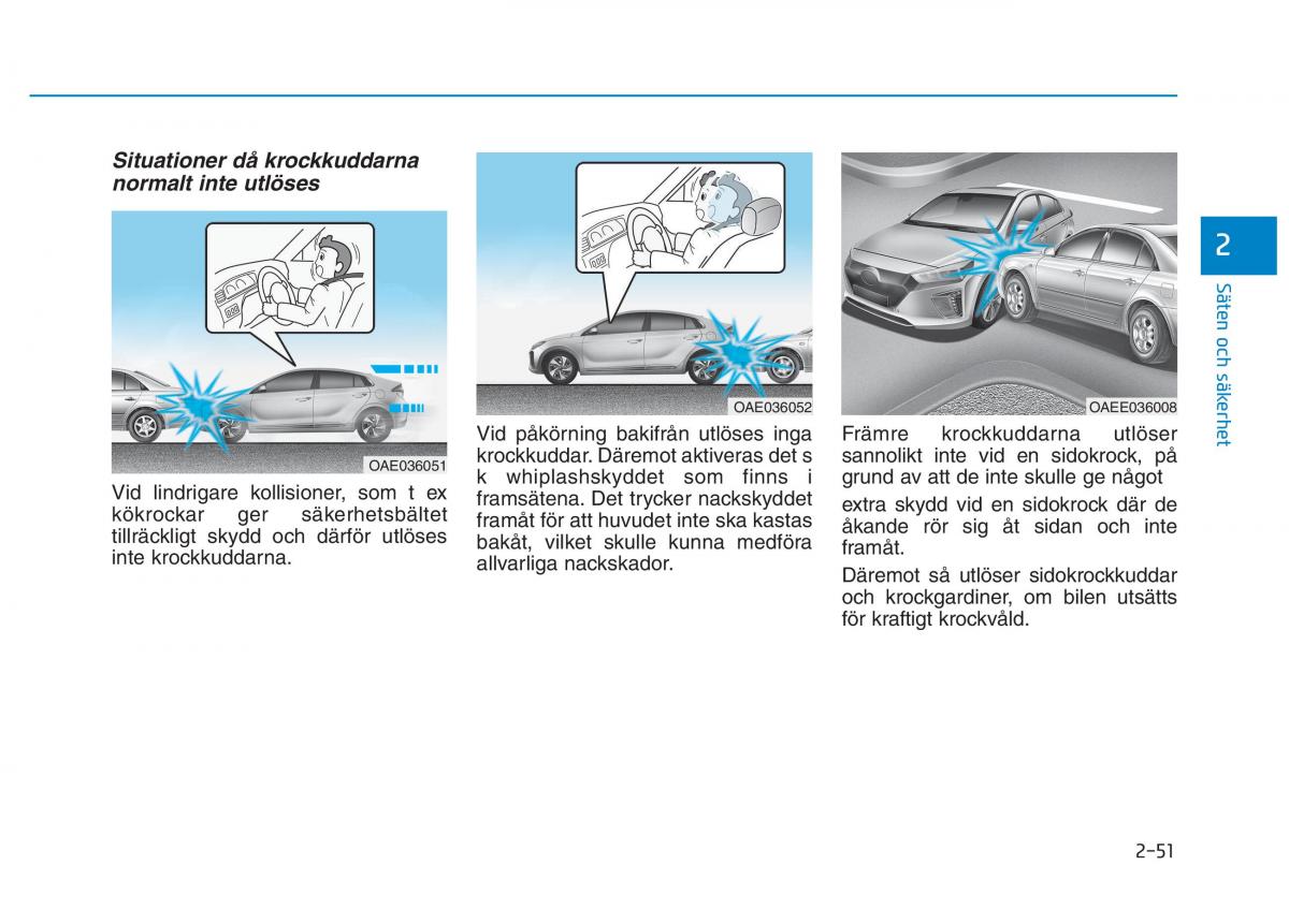 Hyundai Ioniq Electric instruktionsbok / page 121