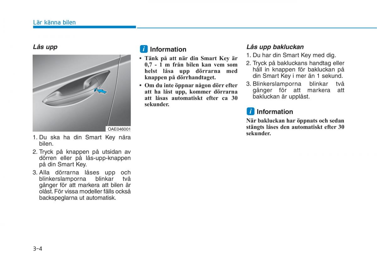 Hyundai Ioniq Electric instruktionsbok / page 128