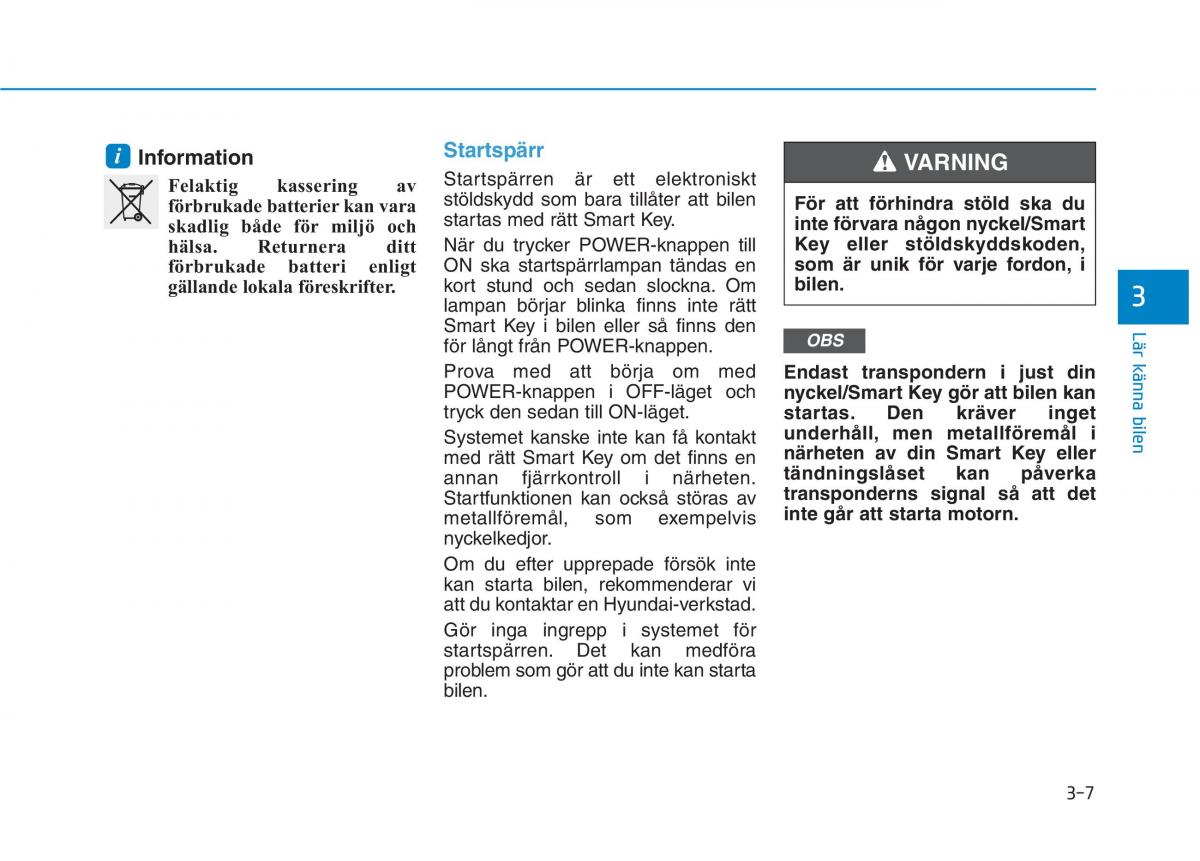 Hyundai Ioniq Electric instruktionsbok / page 131