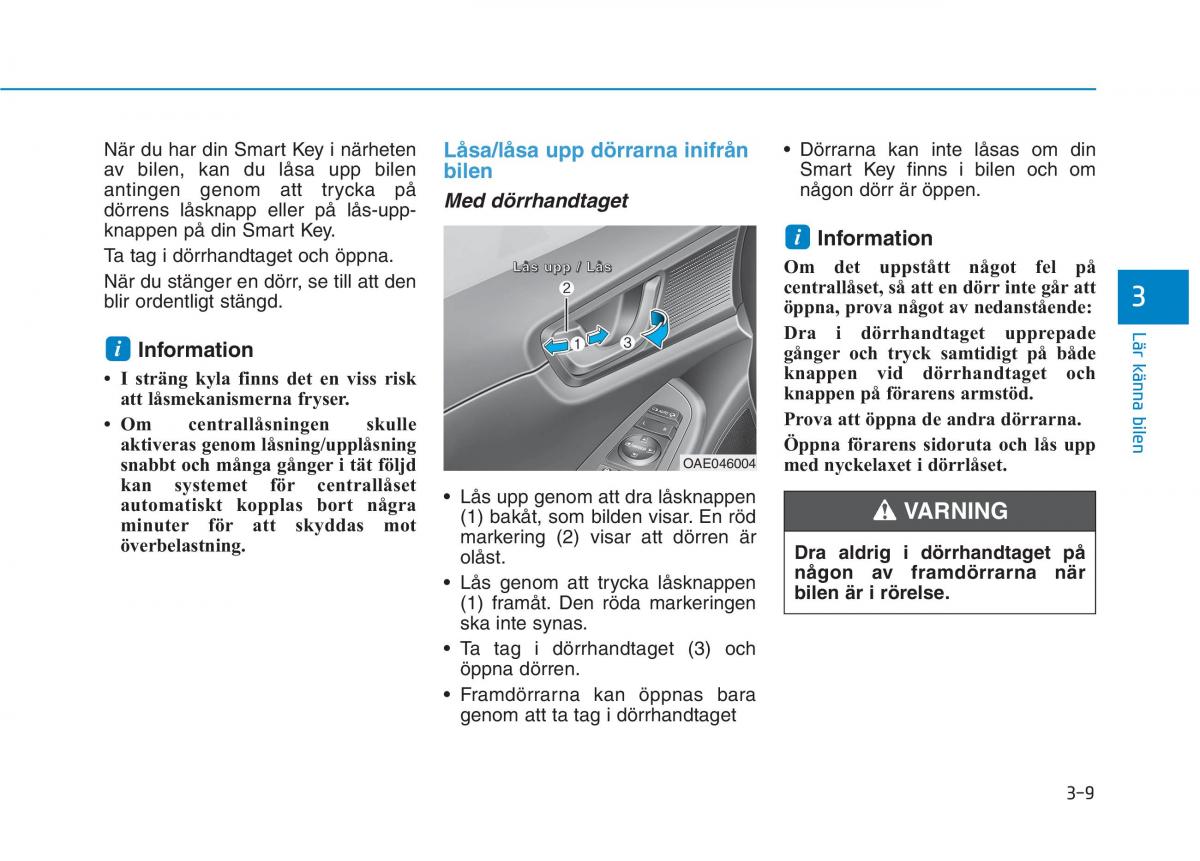 Hyundai Ioniq Electric instruktionsbok / page 133