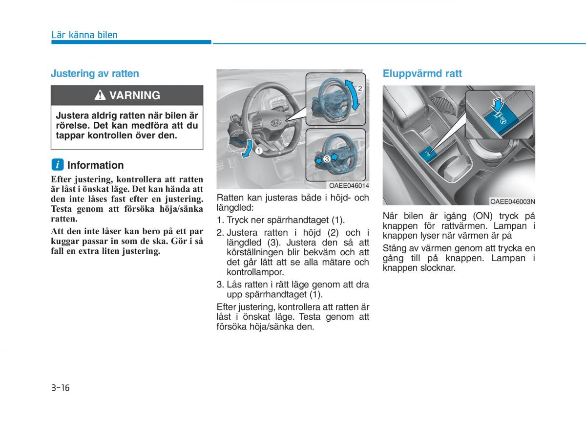 Hyundai Ioniq Electric instruktionsbok / page 140