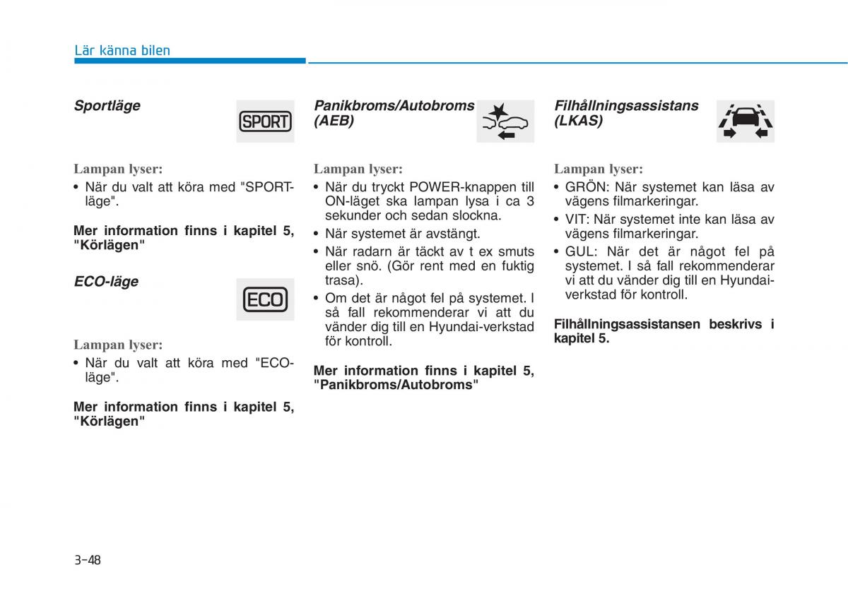 Hyundai Ioniq Electric instruktionsbok / page 172