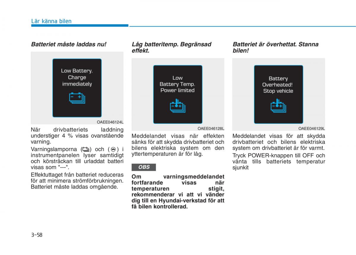 Hyundai Ioniq Electric instruktionsbok / page 182