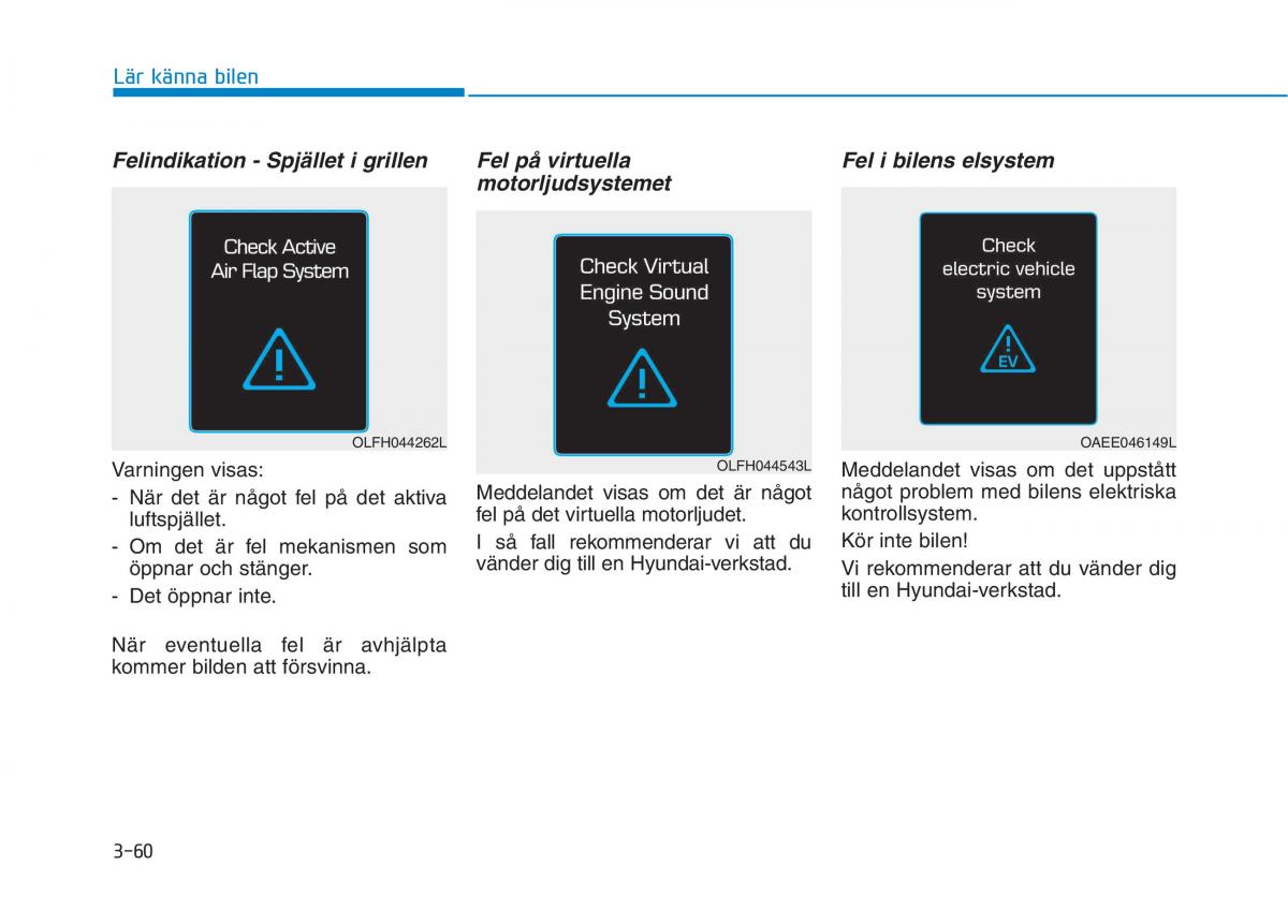 Hyundai Ioniq Electric instruktionsbok / page 184