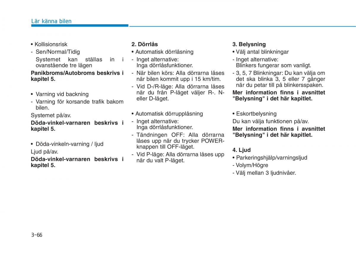 Hyundai Ioniq Electric instruktionsbok / page 190