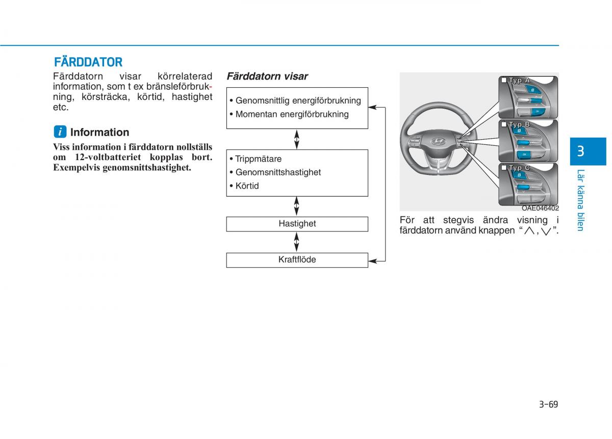 Hyundai Ioniq Electric instruktionsbok / page 193