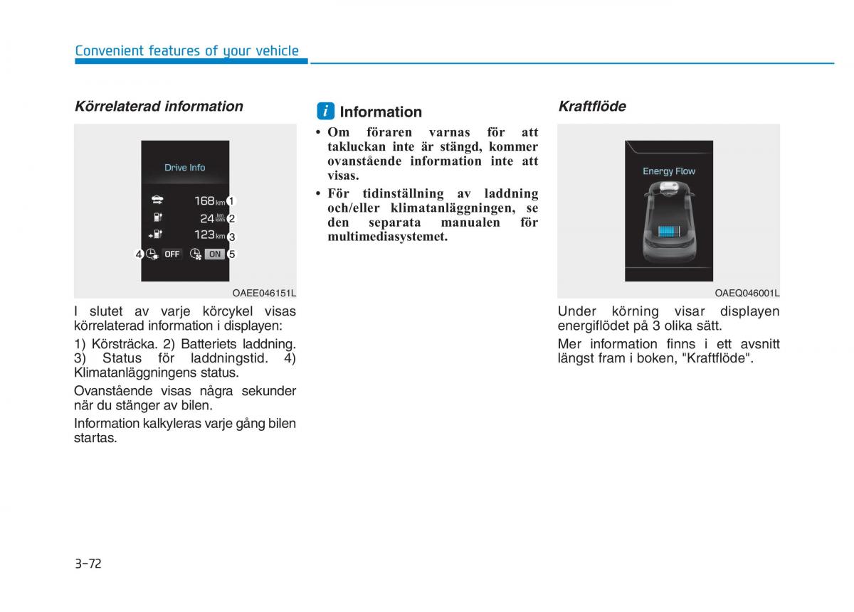 Hyundai Ioniq Electric instruktionsbok / page 196