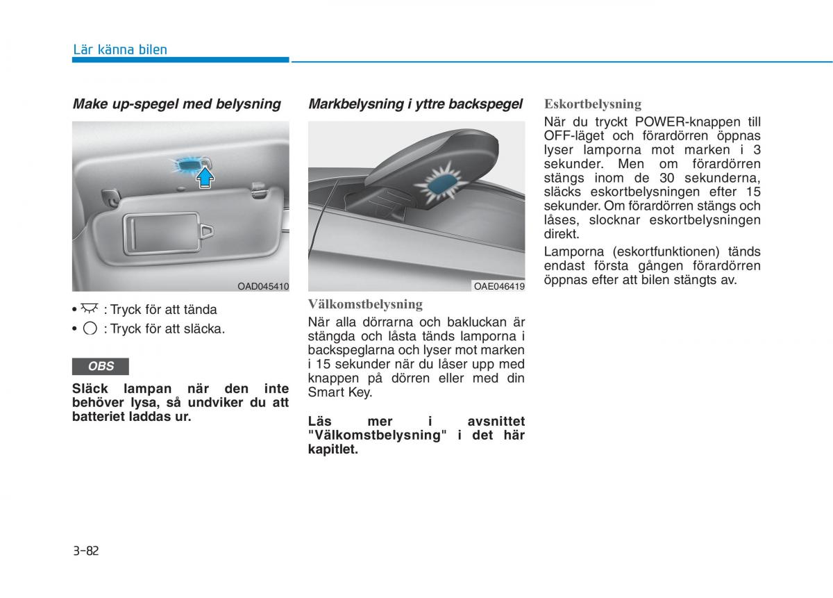 Hyundai Ioniq Electric instruktionsbok / page 206