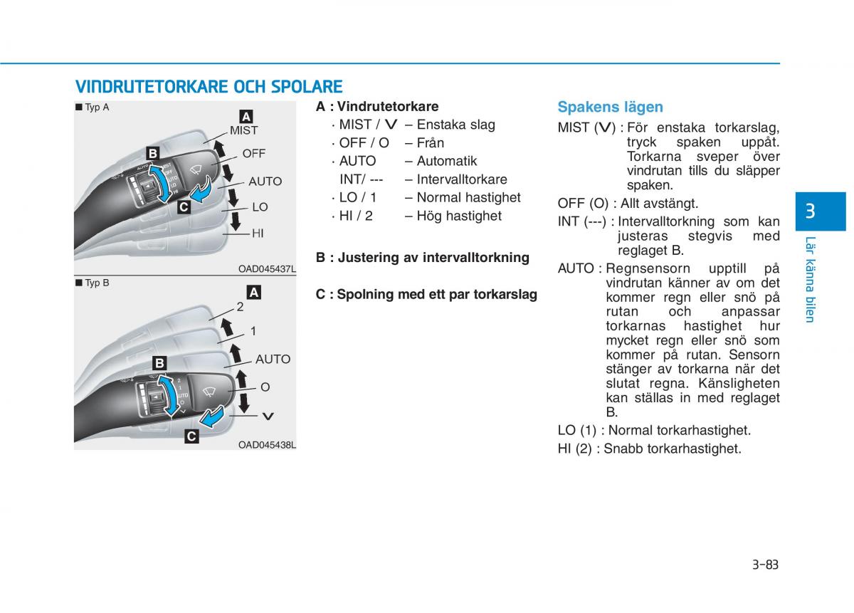 Hyundai Ioniq Electric instruktionsbok / page 207